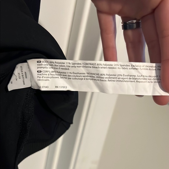 Balance Collection Black Sleeveless Tank Top - Picture 3 of 8